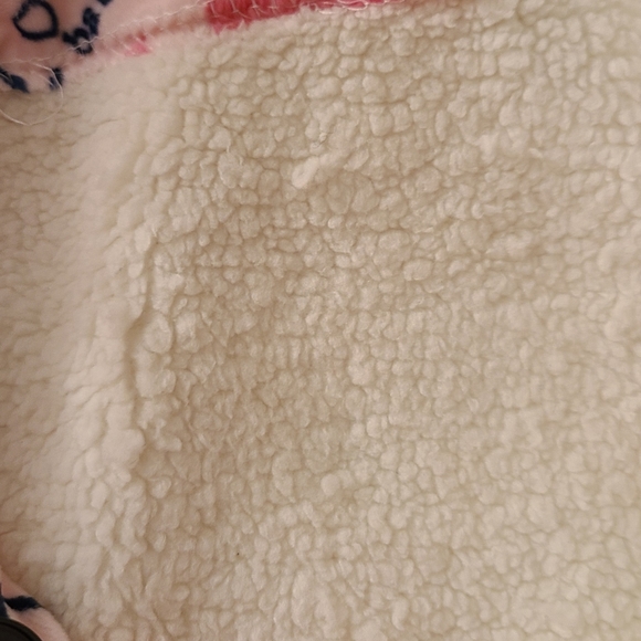 Very soft plush lined hooded button up sweater/jacket - Picture 5 of 6